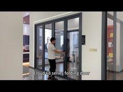 Puertas Dobles de Aluminio Puertas Plegables de Vidrio