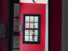 Ventana de aluminio de doble hoja y una sola hoja